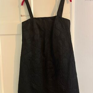 J. Crew Black Textured Dress